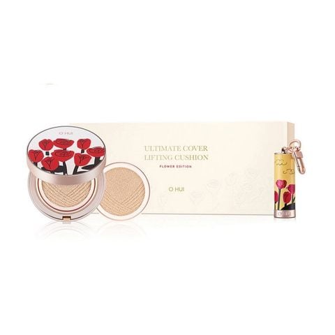 Phấn Nước Ohui Ultimate Cover Lifting Cushion SPF50+/PA+++ (01 Milk Beige)