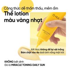 Kem Chống Nắng Đa Nắng Ohui Miracle Toning Daily Sun 50ml