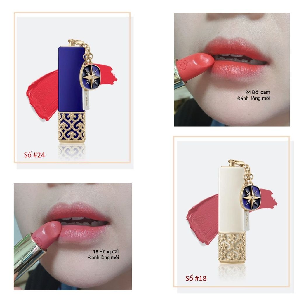 Son Nhung Lì Whoo Velvet Lip Rouge Holiday 2023