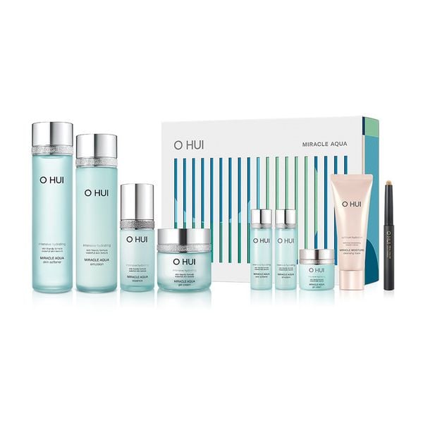 Bộ Dưỡng Ẩm Cấp Nước Ohui Miracle Aqua 4pcs Special Set