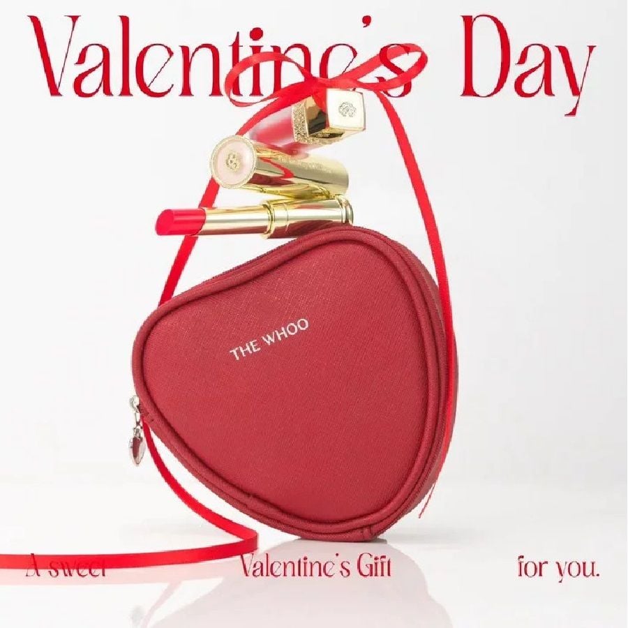 Bộ Son Dưỡng Whoo Glow Lip Balm Vỏ Tim Mẫu Mới
