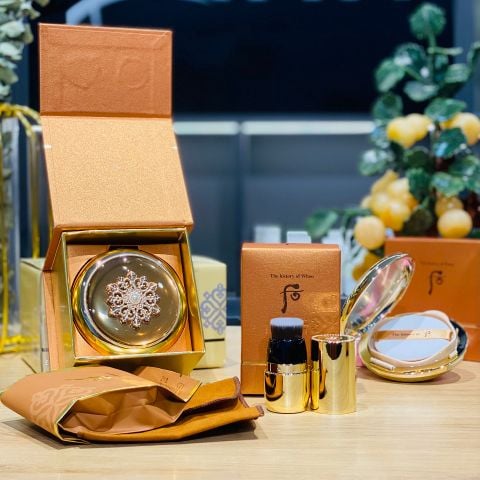 Phấn Nước Tái Sinh Whoo Cheongidan Radiant Essence Cushion Special Set Hàng Cty LG
