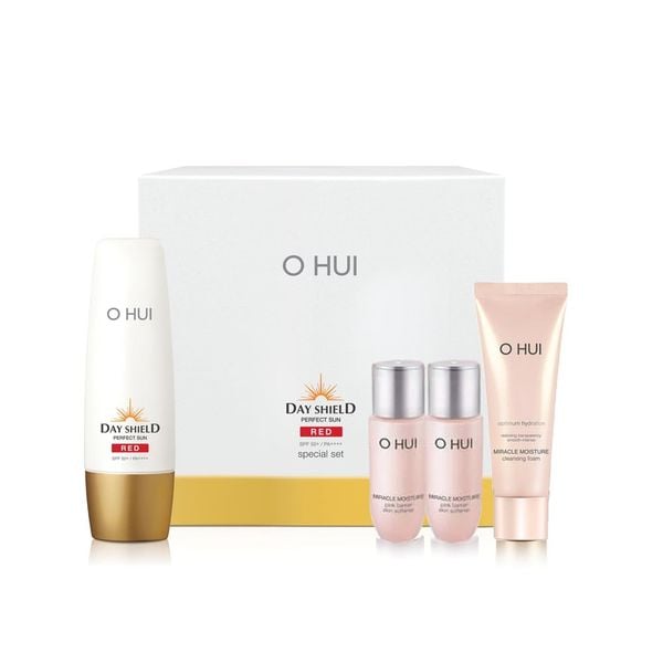 Bộ Kem Chống Nắng Ohui Day Shield Perfect Sun Red SPF50+/PA++++ Special Set