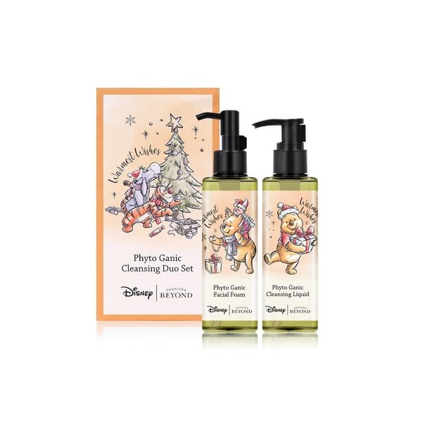 Bộ Sữa Rửa Mặt Và Dầu Tẩy Trang BEYOND Phyto Ganic Cleansing Duo Set 400ml Disney