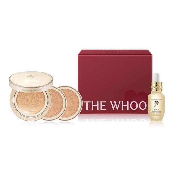 Bộ Phấn Nước Chống Lão Hóa Whoo Luxury Golden Cushion Glow SPF50/PA+++ Hàng Cty LG Vina