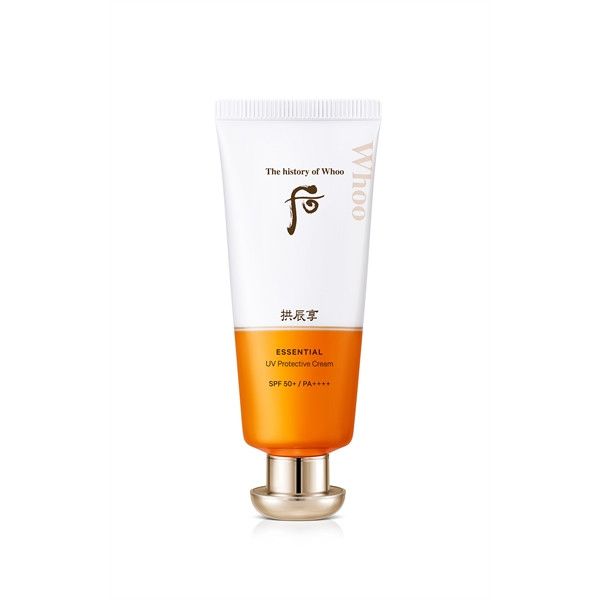 Kem Chống Nắng Dưỡng Ẩm Whoo Whoo Gongjinhyang Essential UV Protective Cream SPF 50+/PA++++ 60ml