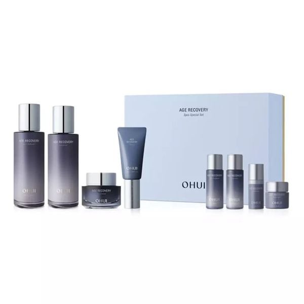 Bộ Chống Lão Hóa Ohui Tím Ohui Age Recovery Special Set 3pcs Mẫu Mới 2024