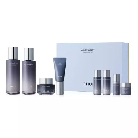 Bộ Chống Lão Hóa Ohui Tím Ohui Age Recovery Special Set 3pcs Mẫu Mới 2024