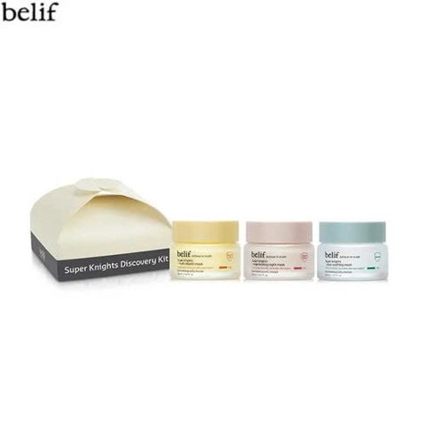 Set Mặt Nạ Ngủ Belif Super Knights Discovery Mask Kit
