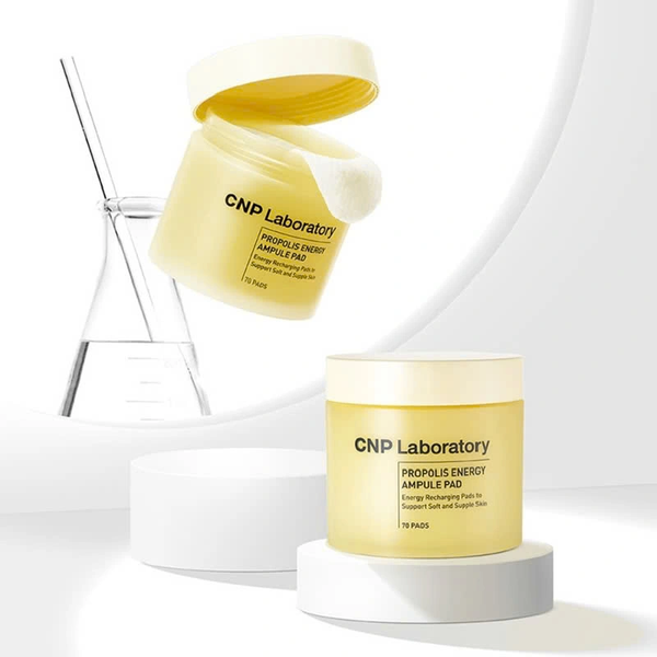 Miếng Toner Pad Phục Hồi Keo Ong CNP Laboratory Propolis Energy Ampule Pad 70 miếng