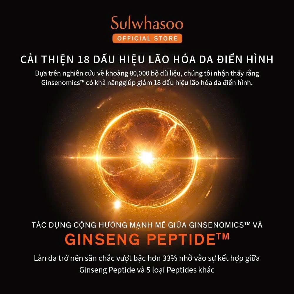 Bộ Tinh Chất Nhân Sâm Cô Đặc Dưỡng Da Săn Chắc Da Sulwhasoo Concentrated Ginseng Rejuvenating Serum