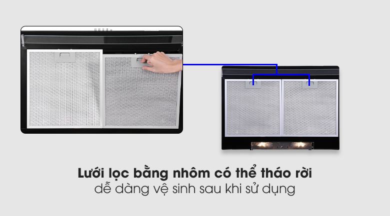 Máy hút mùi Pramie ALP9 - 700 Air (Âm tủ - Made in Thailand)