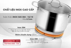Nồi luộc gà INOX cao cấp Eurosun MS1602 - Kings
