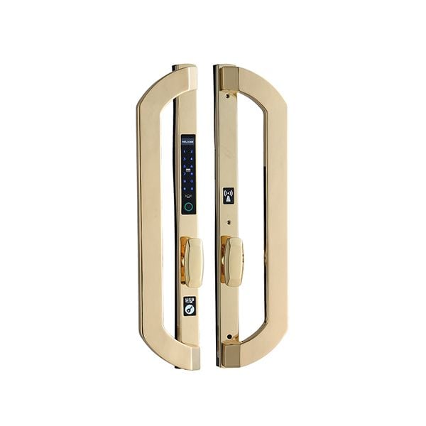 Khóa điện tử Hubert cửa nhôm HB CNI8 EU Gold