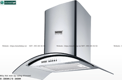 Máy hút mùi Giovani G - 2304H / G - 2430H /  G - 2430M (Áp tường, kính cong)
