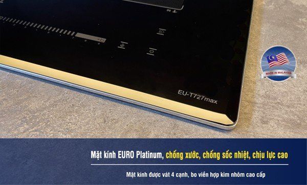 Bếp từ đôi Eurosun EU - T727Max inverter tiết kiệm điện nhập khẩu Malaysia