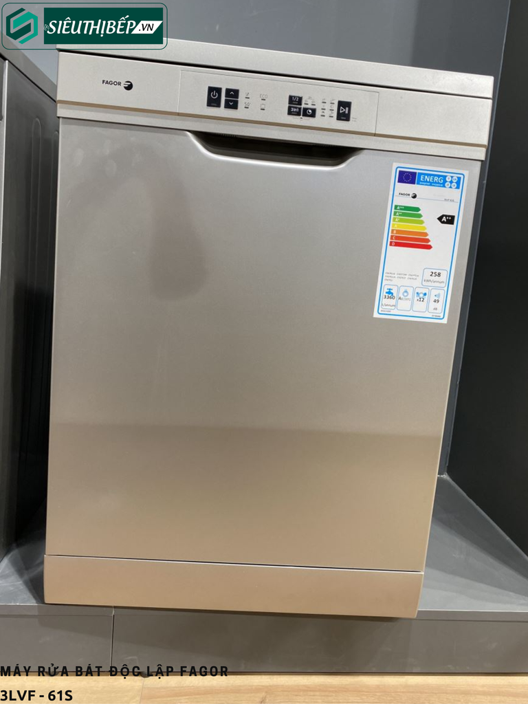 Máy rửa bát Fagor 3LVF - 61S (Độc lập - 12 bộ bát đĩa Châu Âu)