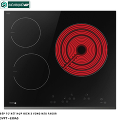 Bếp từ kết hợp điện Fagor 3VFT - 630AS (3 vùng nấu - Made in Poland)