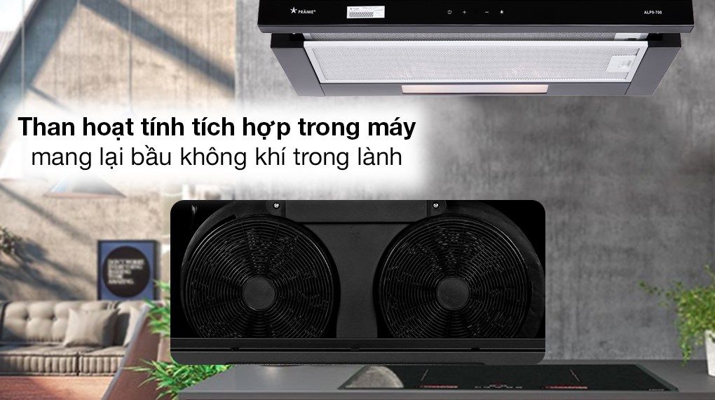 Máy hút mùi Pramie ALP9 - 700 Air (Âm tủ - Made in Thailand)