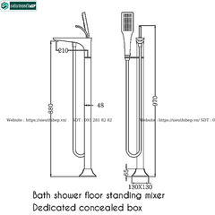 Vòi bồn tắm Euroking EU - 51028