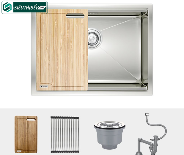 Chậu rửa bát Konox KN 6046SU (Inox 1 hộc)