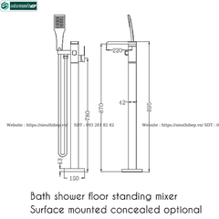 Vòi bồn tắm Euroking EU - 61020