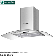 Máy hút mùi Canzy CZ M6670 (Áp tường - kính cong)