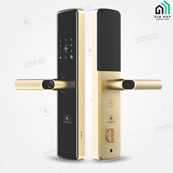 Khóa điện tử Kassler KL - 678 GOLD mở khóa bằng APP điện thoại thông minh