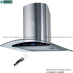 Máy hút mùi Giovani G - 7304 RS / G - 9304 RS / G - 7430 RST / G - 9430 RST (Áp tường, kính cong)
