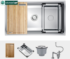 Chậu rửa bát Konox KN 7644SU (Inox 1 hộc)