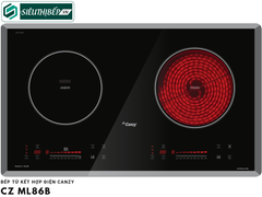 Bếp từ kết hợp điện Canzy CZ ML 86B Inverter tiết kiệm điện