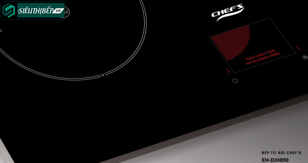 Bếp từ đôi Chef's EH - DIH890 - Nhập khẩu nguyên chiếc tại Đức