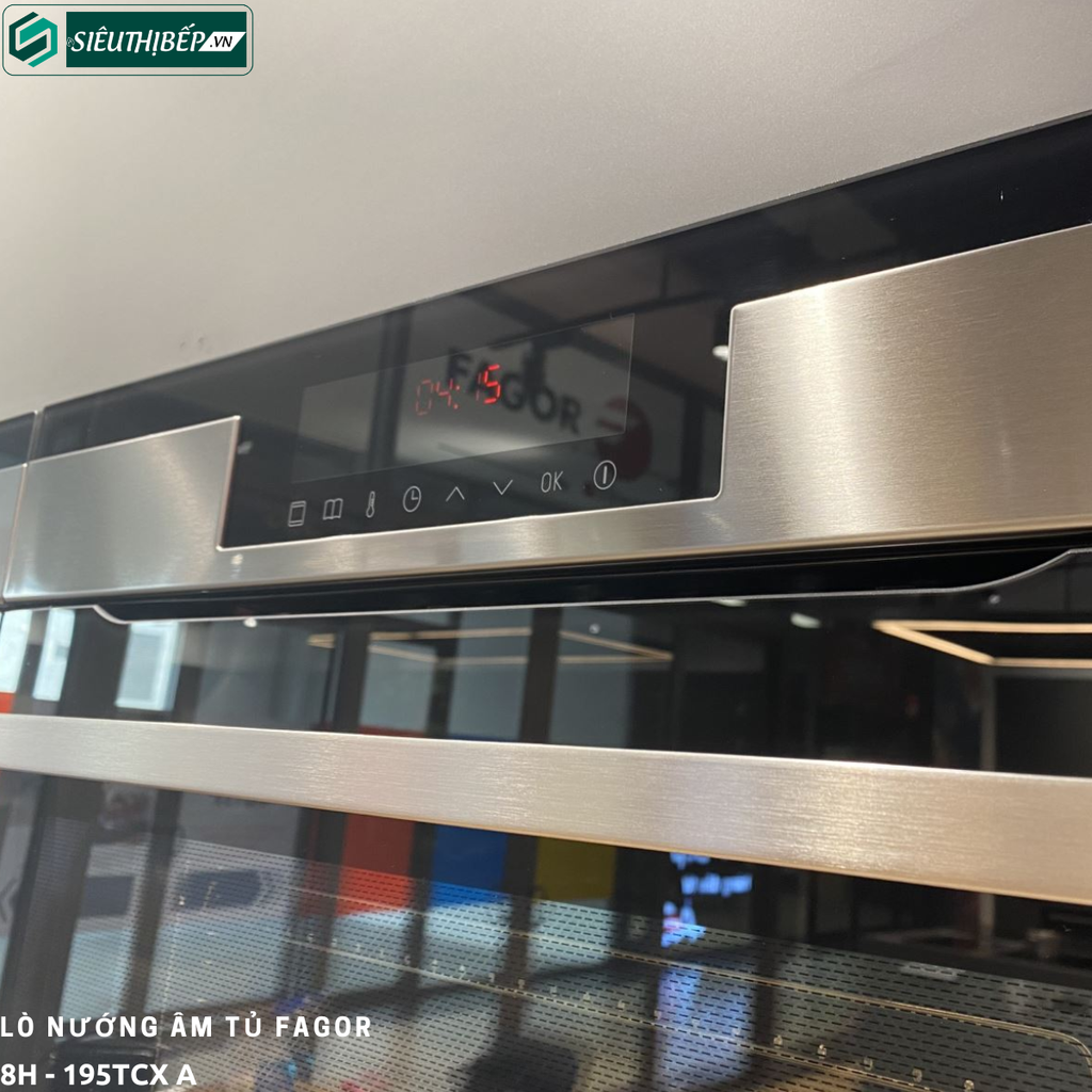 Lò nướng Fagor 8H - 195TCX A (77 Lít - Âm tủ)