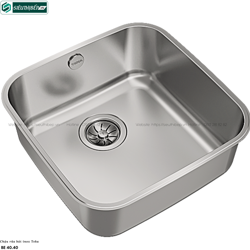Chậu rửa bát Teka BE 40.40 (Inox 1 hộc rửa - Made in Spain)
