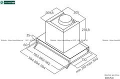 Máy hút mùi Elica BOXIN PLUS (Âm tủ - Made in Italy)