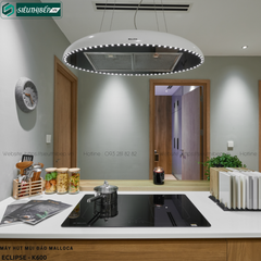 Máy hút mùi đảo Malloca ECLIPSE - K600 (Treo độc lập - Elip)