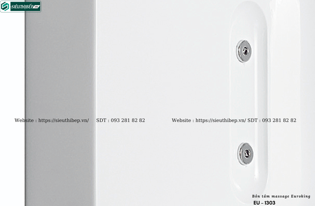 Bồn tắm massage Euroking EU – 1303 (Công nghệ Châu Âu)
