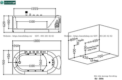 Bồn tắm massage Euroking EU – 301A (Công nghệ Châu Âu)