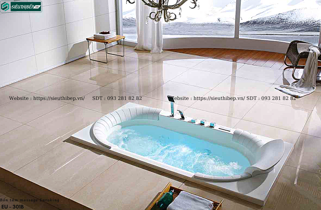 Bồn tắm massage Euroking EU – 301B (Công nghệ Châu Âu)