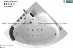 Bồn tắm massage Euroking EU – 805 (Hệ thống massage xoáy nước)