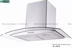Máy hút mùi Giovani GH - 7038 PC (Áp tường, kính cong)
