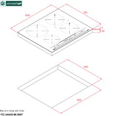 Bếp từ Teka ITC 64630 BK MST (4 vùng nấu - Made in Turkey)