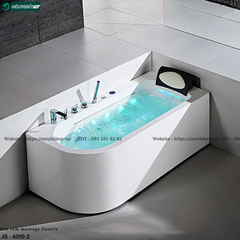 Bồn tắm massage Govern JS - 6010-2 (Bồn tắm massage, sục khí, đèn đa sắc, 2 thác tràn)