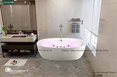 Bồn tắm massage Govern JS - 6206 (Bồn tắm massage, sục khí, đèn đổi màu, sen cây 2801)