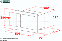 Lò kết hợp Teka MS 620 BIS (20 Lít - Vi sóng kết hợp nướng)