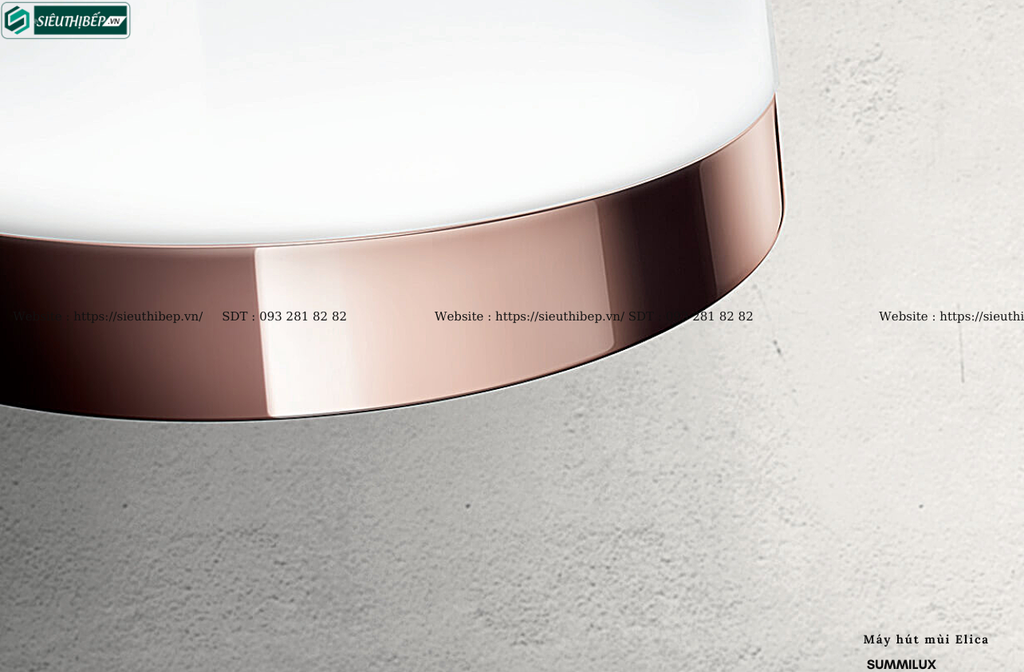Máy hút mùi Elica SUMMILUX (Đảo, treo độc lập - Made in Italy)