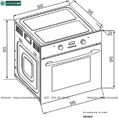 Lò nướng Arber ABLN65L (Âm tủ - 65 Lít)