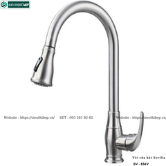 Vòi rửa bát Sevilla SV - 836V / SV - 836B (Inox - Vòi rút nóng lạnh)