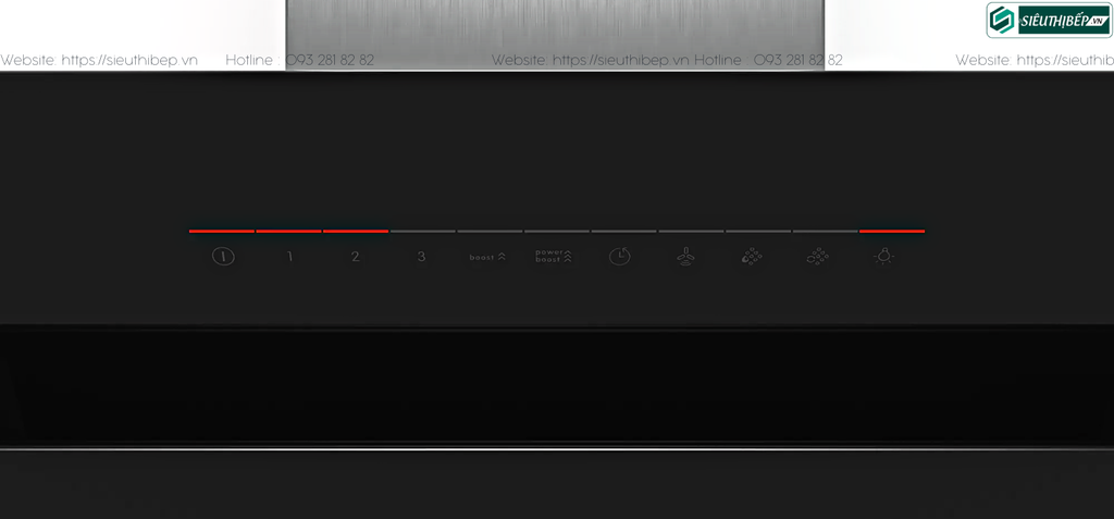 Máy hút mùi Bosch HMH DWK97JQ60B - Serie 6 (Áp tường kính vát)