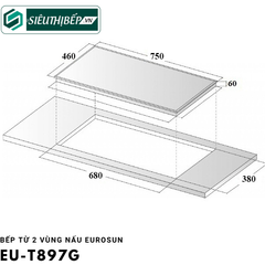 Bếp từ Eurosun EU - T897G Inverter tiết kiệm điện